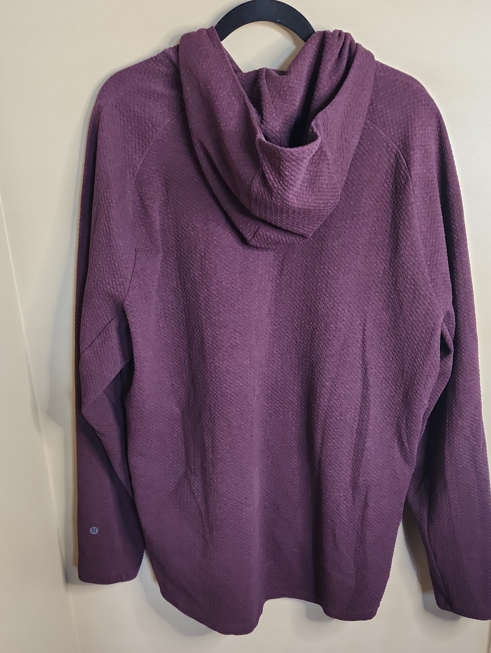 Lululemon At Ease Hoodie in Heathered Cassis / Black. Size XXL #M3BF7S - Picture 3 of 4